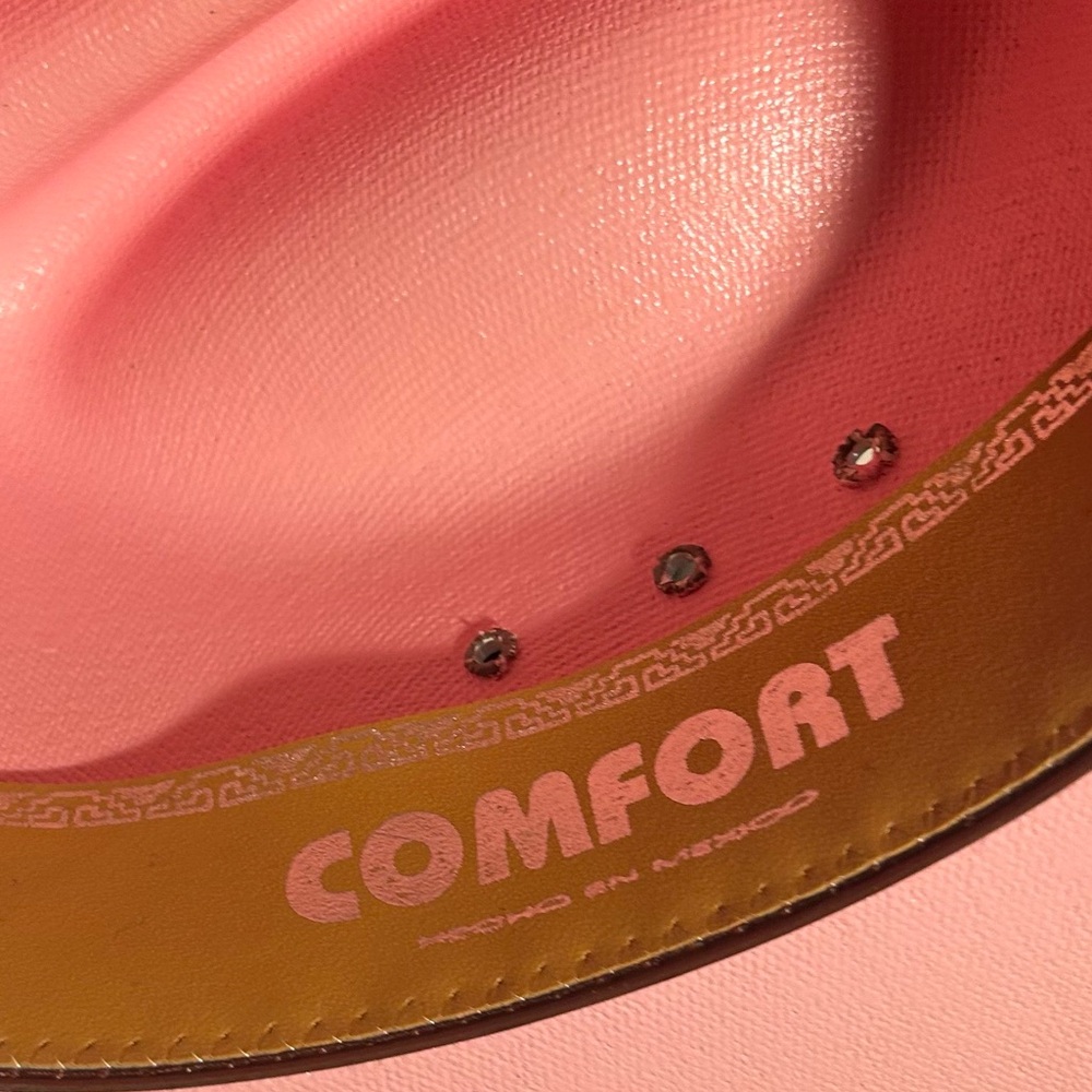 Double S western Pink Cowboy Hat - Picture 11 of 15